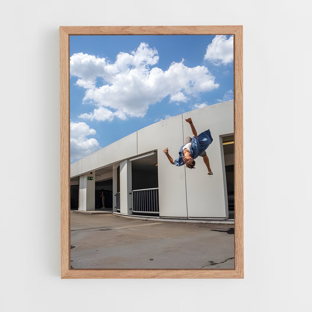 Poster Trickster de l'Asphalte – affiche Parkour et freerun (vue 4)